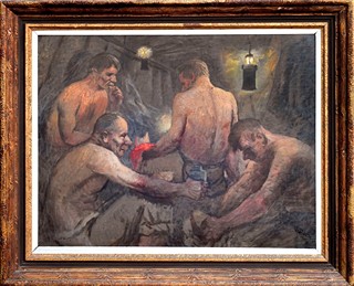 Wünsche Vilém (1900-1984) - Svačina v dole