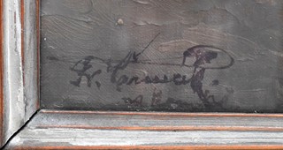 František Čermák (1904) - Na Kampě - pramice u Karlova mostu