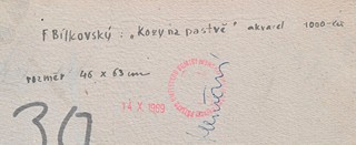 Bílkovský František (1909-1998) - Kozy na pastvě