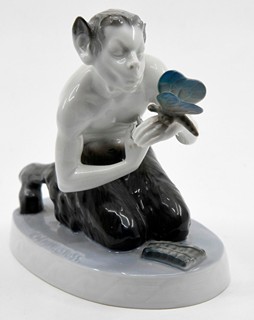 Himmelstoss Karl (1872-1967) - Faun s motýlem - Zamilovaný/Verliebt