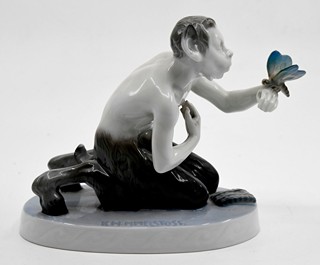 Himmelstoss Karl (1872-1967) - Faun s motýlem - Zamilovaný/Verliebt