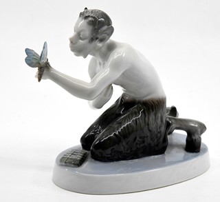 Himmelstoss Karl (1872-1967) - Faun s motýlem - Zamilovaný/Verliebt