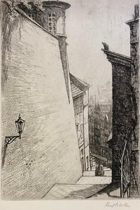 Karel Müller (1899 - 1977) - Zámecké schody
