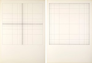 Václav Boštík (1913 - 2005) - DĚLENÍ – diptych