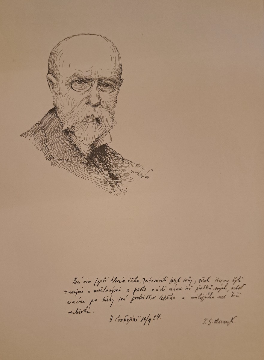 Josef Grus (1869 - 1938) - T.G.Masaryk