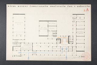 Jiří Michálek (1896-1952) - Návrhy školy v Hořovicích 7 ks