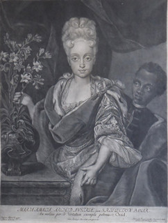 JAN KUPECKÝ (1667-1740) - MARIA AMALIA ARCIVÉVODKYNĚ RAKOUSKÁ - ROK 1737