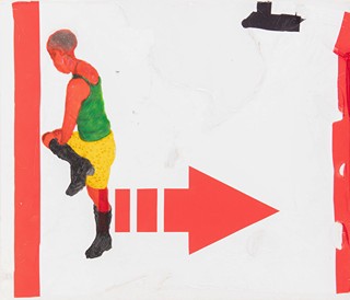 Jiří Petrbok - Postava se šipkou, 2002