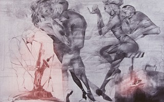 Demel Karel (* 1942) - Jacques Brel, Deset grafických listů Karla Demela na motivy písní francouzského šanzoniéra, 1991