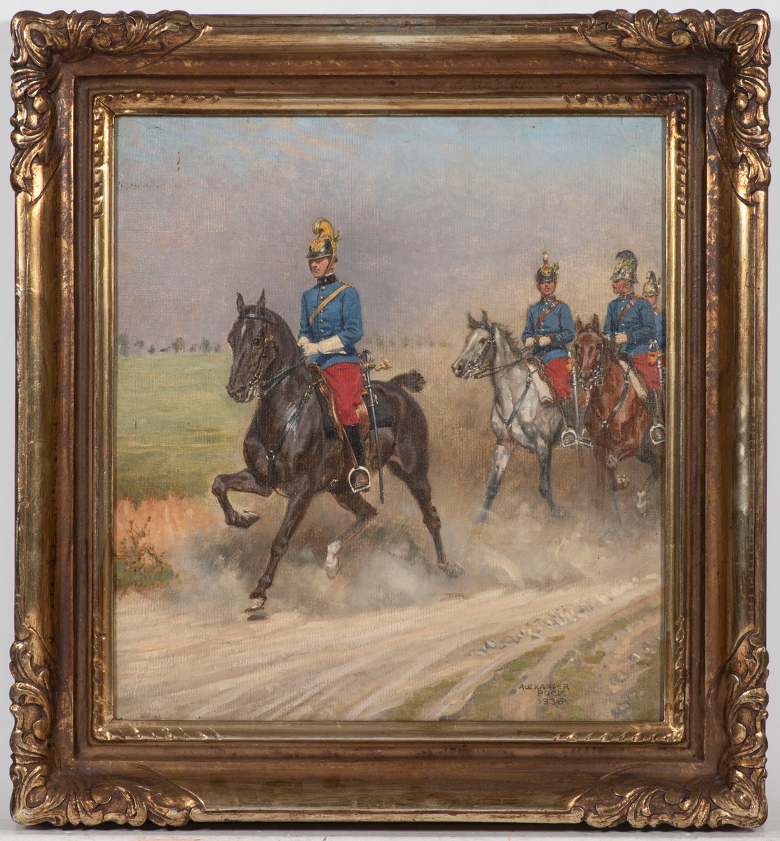 ALEXANDER POCK 1871 - 1950 - HULÁNI