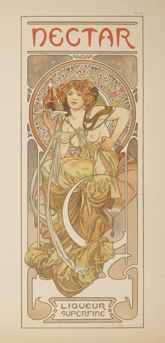 ALFONS MUCHA 1860 - 1939 - NECTAR