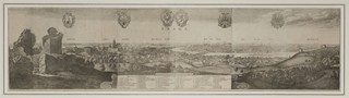 VÁCLAV HOLLAR 1607 - 1677 - VELKÝ PROSPEKT PRAHY Z PETŘÍNA