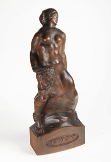 FERDINAND DOBLINGER 1872 - 1935 - ČERT A KÁČA