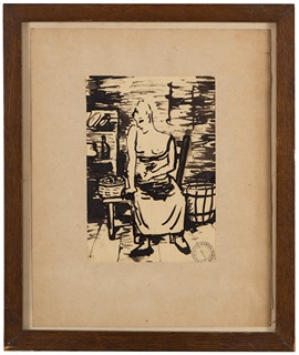 Piskač Bedřich (1898-1929) - Sedící poloakt