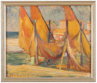Urban Franz (1894-1959) - Rybářské sítě