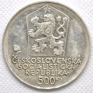 Stříbrná mince 500 Kčs LUDOVÍT ŠTÚR