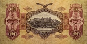 Bankovka 100 PENGO MAĎARSKO 1930