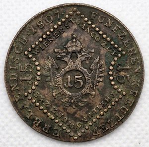 15 KREUZER / KREJCAR 1807 – A