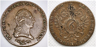 6 KREUZER / KREJCAR 1800 – S