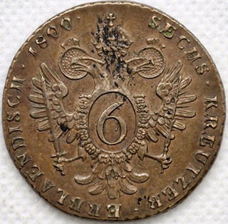 6 KREUZER / KREJCAR 1800 – S