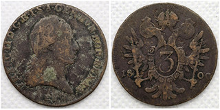3 KREUZER / KREJCAR 1800 – E