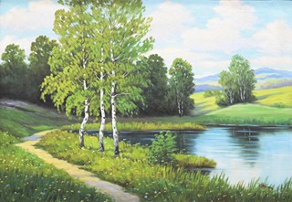 STEIN Václav (1917-1944) - Jarní krajina