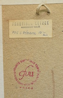 KETZEK František (1906-1978) - Pes s dýmkou