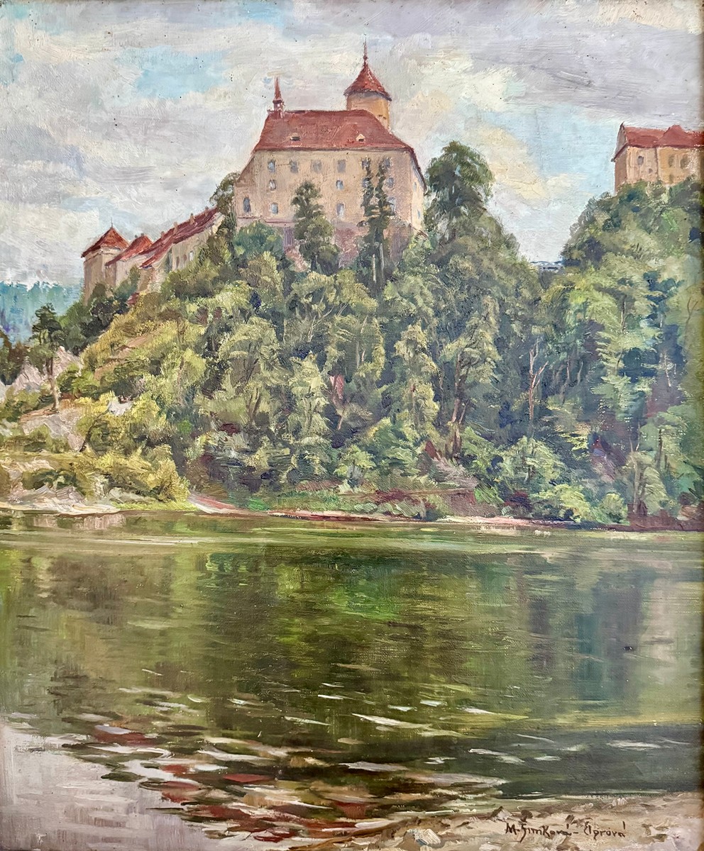 Milena Šimková Elgrová, 1898 - 1977 - Hrad Veveří u Brna
