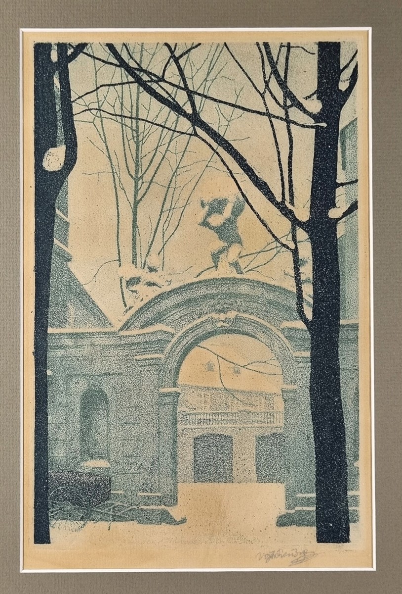 Preissig Vojtěch - Brána pod sněhem