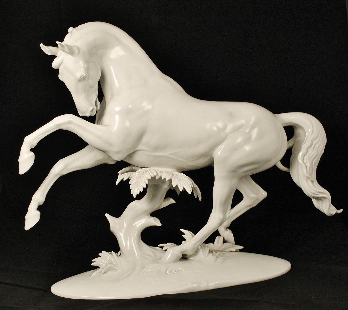 Vzpínající se kůň, 40 cm, Rosenthal