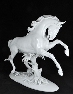 Vzpínající se kůň, 40 cm, Rosenthal