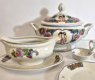 Podhrázský Václav - Jídelní porcelánový servis, Jihočeské malovánky
