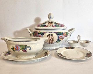 Podhrázský Václav - Jídelní porcelánový servis, Jihočeské malovánky
