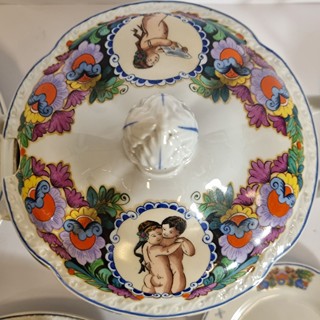 Podhrázský Václav - Jídelní porcelánový servis, Jihočeské malovánky