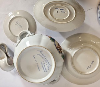 Podhrázský Václav - Jídelní porcelánový servis, Jihočeské malovánky