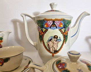 Podhrázský Václav - Porcelánový ručně malovaný servis na kávu