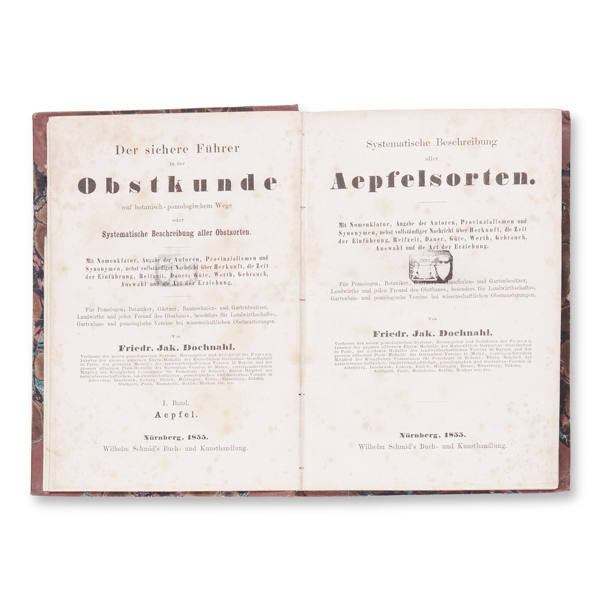 DOCHNAHL, Friedrich Jakob (1820-1904): Führer in der Obstkunde I.