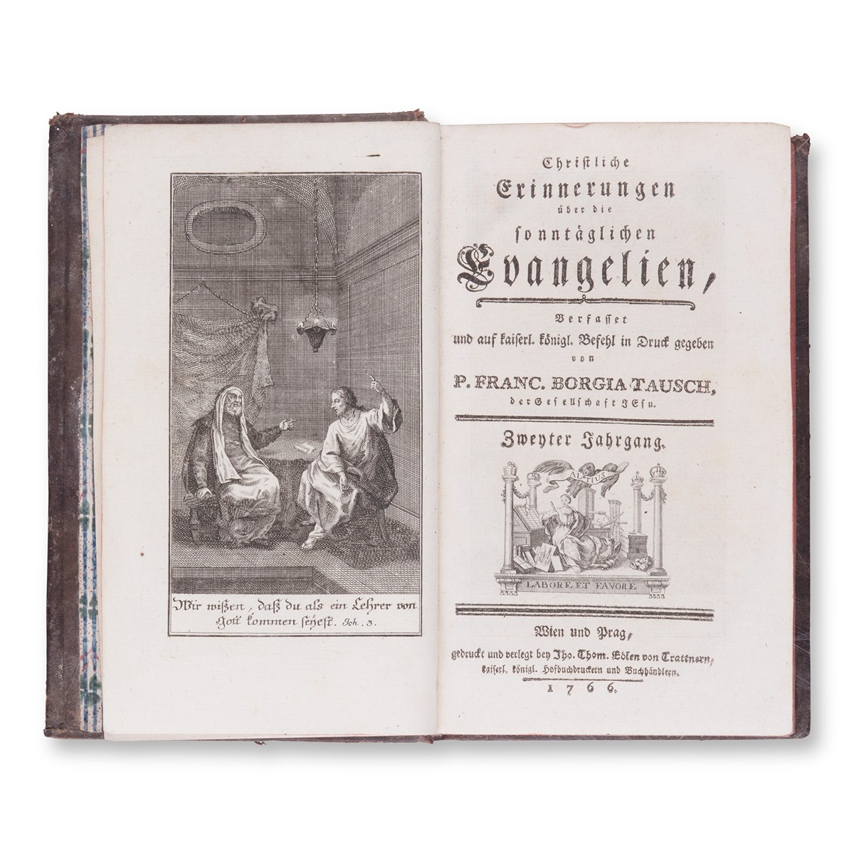 TAUSCH, Franz Borgia (1701-1775): Christliche Erinnerungen II.
