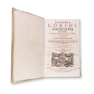 LORIN, Jean Commentarii in librum Psalmorum II.