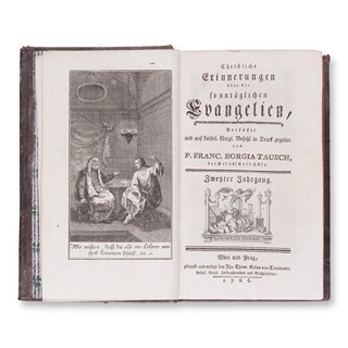 TAUSCH, Franz Borgia (1701-1775): Christliche Erinnerungen II.