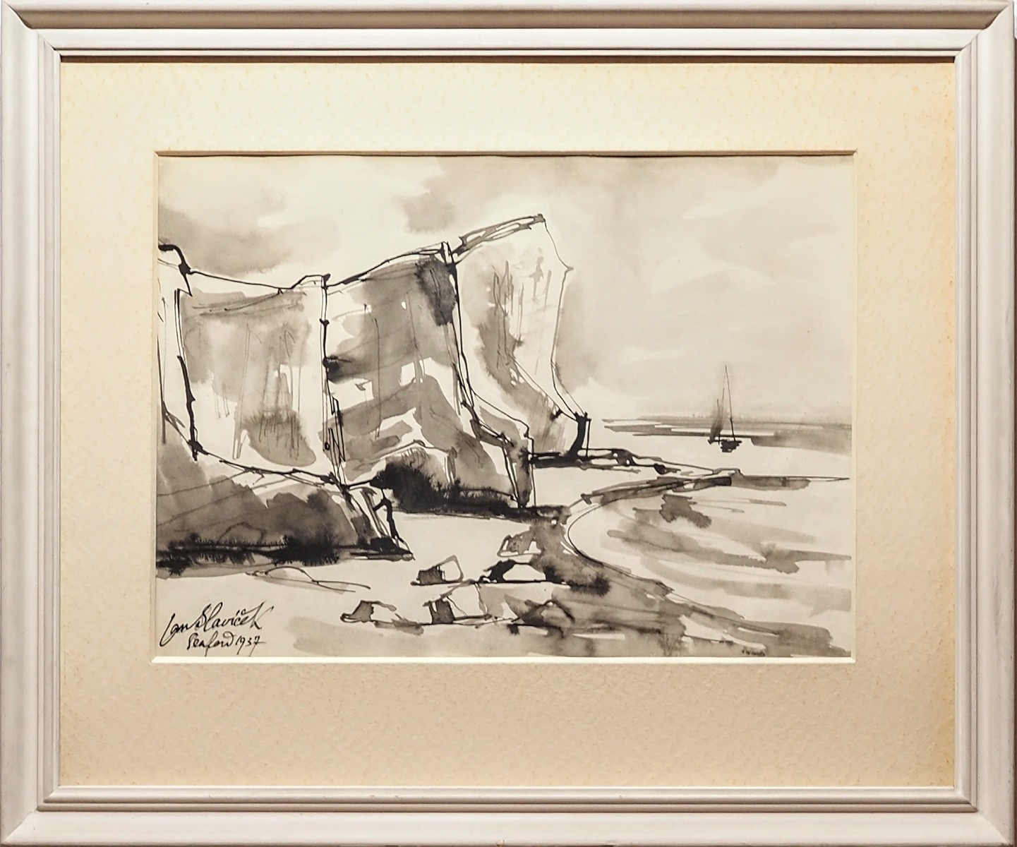 Jan Slavíček ( 1900 - 1970) - Bílé útesy doverské