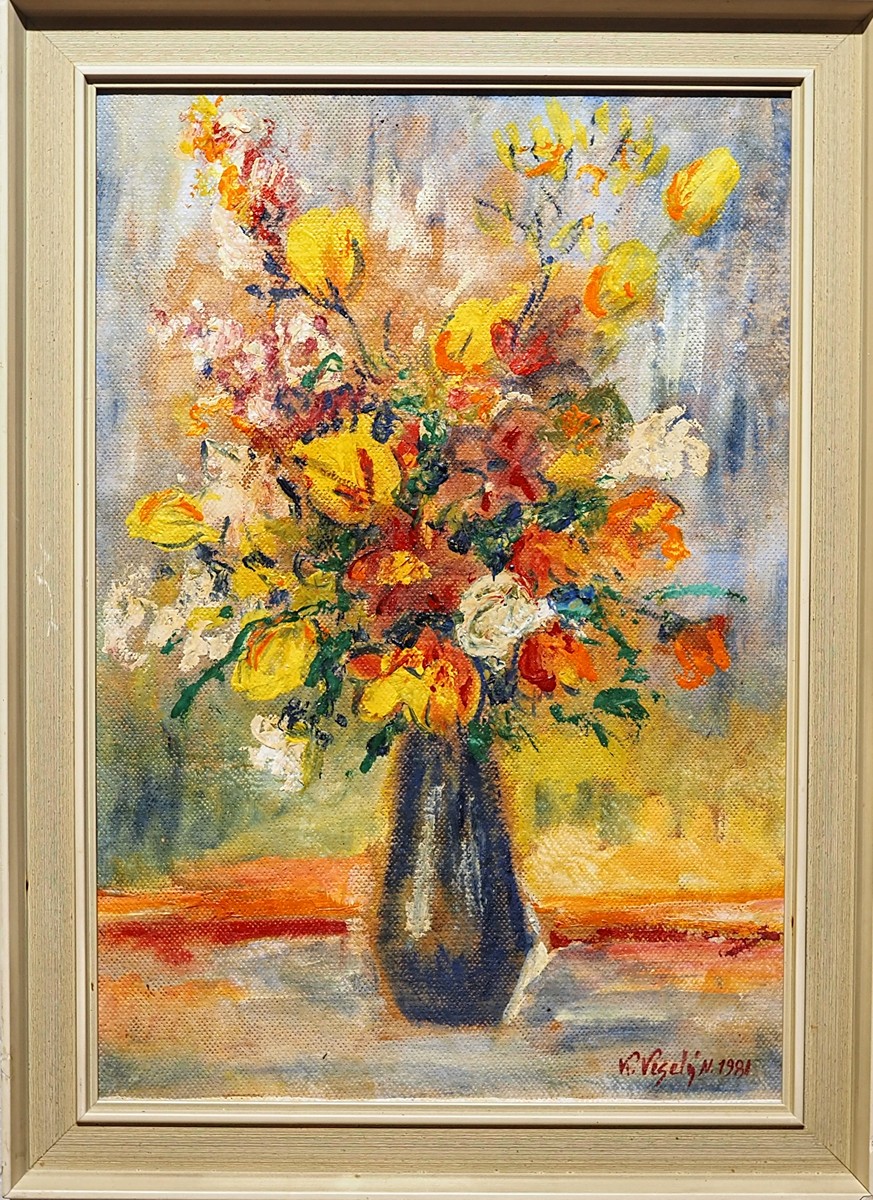 Karel Veselý Nadějovský (1912 - 1997) - Květina ve váze