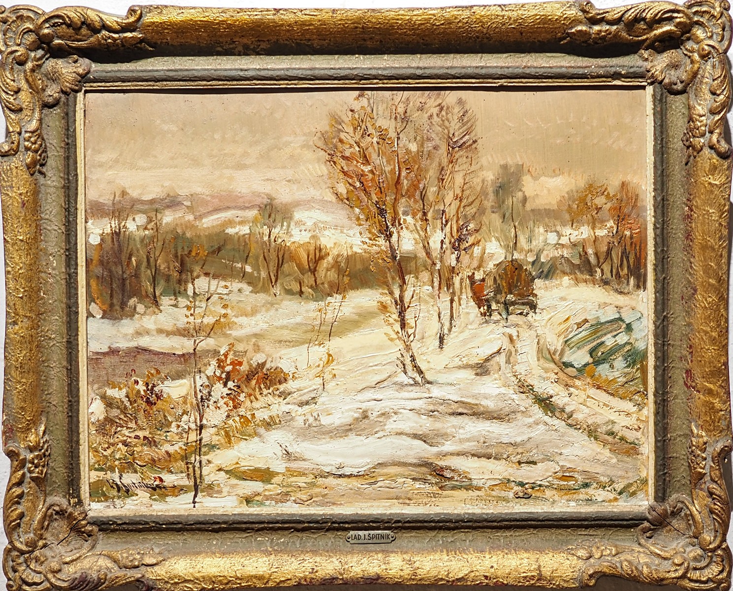 Ladislav J. Špitník (1901 - 1951) - Zimní krajina 1944
