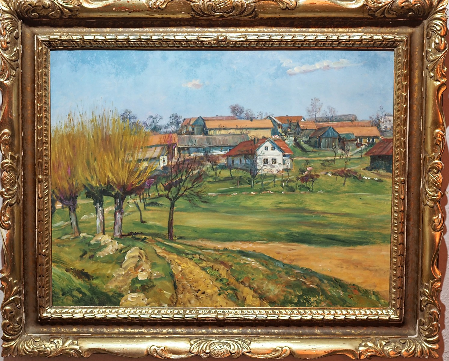 František Kaván (1866 - 1941) - Březka u Libuně