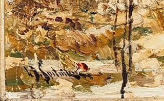 Ladislav J. Špitník (1901 - 1951) - Zimní krajina 1944