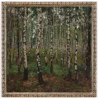 Alois Kalvoda - Březový les u hájovny
