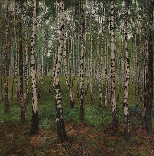 Alois Kalvoda - Březový les u hájovny