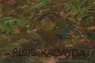 Alois Kalvoda - Březový les u hájovny