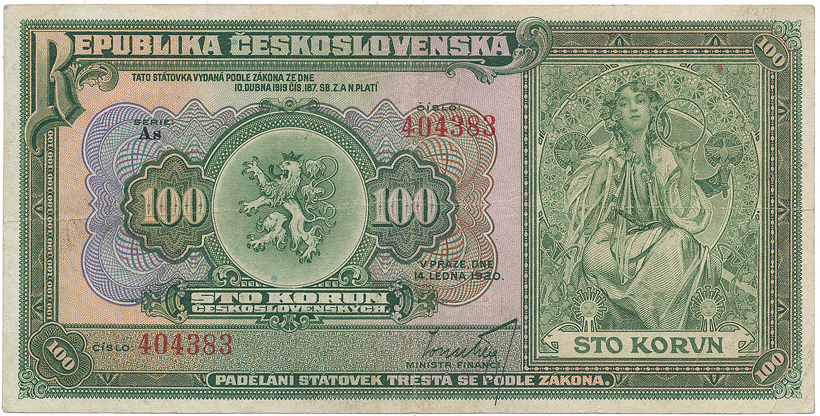 Československo, 1919 - 1939