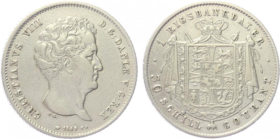 Dánsko, Christian VIII., 1839 - 1848